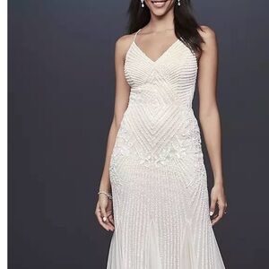 Elegant White Evening Gown